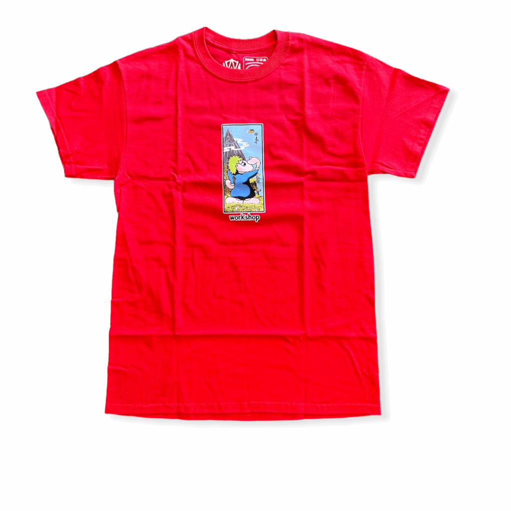 WORKSHOP | “SANTOS ALIEN 1996” | T-SHIRT | RED