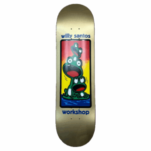 WORKSHOP | “FROGS 1996” | WILLY SANTOS PRO MODEL | METALLIC GOLD ONLY AVAILABLE in size 8.25